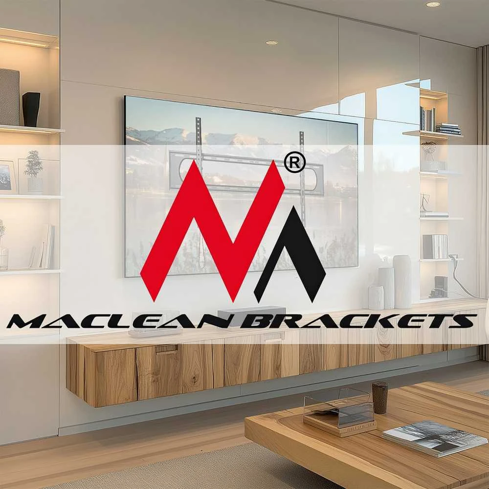 Maclean televizoriaus arba monitoriaus laikiklis, maks. VESA 900x600, 60-120", 120 kg, juoda, MC-750N