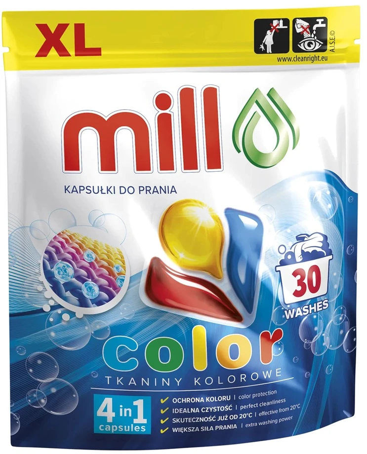 Madonis Milli skalbimo mašinos priežiūros rinkinys.