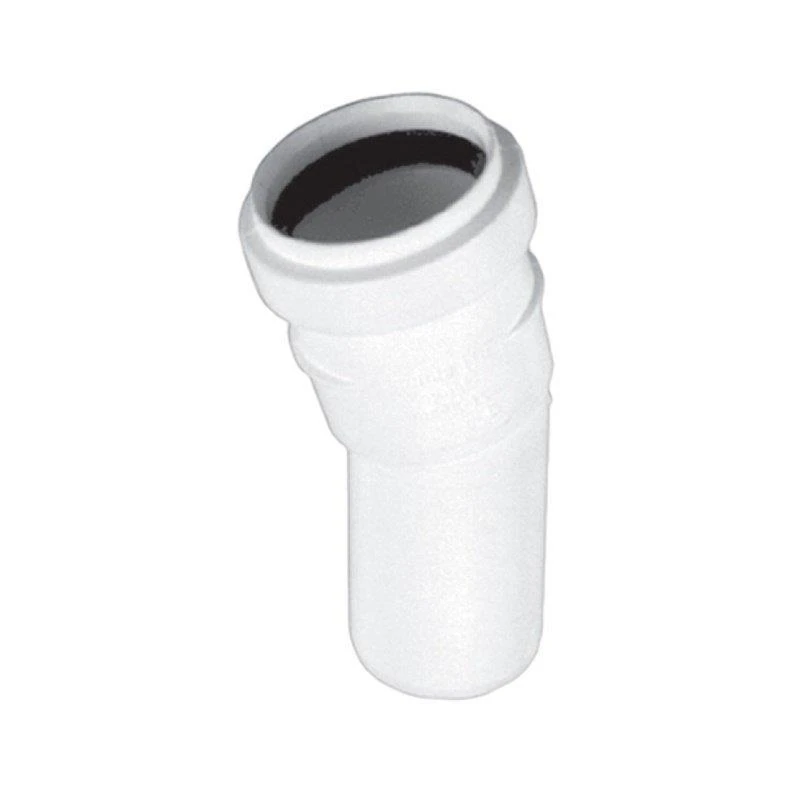 Magnaplast Vidaus kanalizacijos alkūnė HTplus, Ø 32mm, 15°, balta