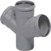 Magnaplast Vidaus kanalizacijos keturšakis HTplus, Ø 50/50/110 mm, 67°