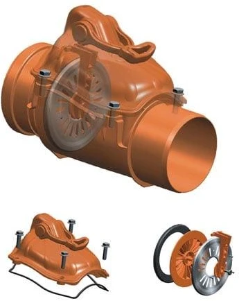 Magnaplast Non returning valve D110