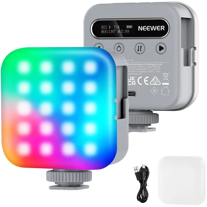 Magnetinis RGB vaizdo šviestuvas NEEWER BL60C
