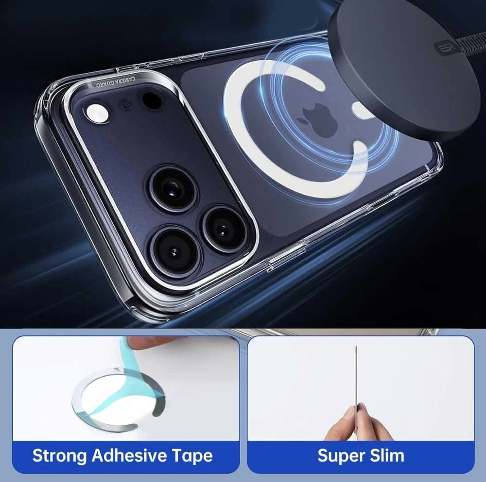 Tech-Protect MMP-200 Magnetic MagSafe žiedas telefonui baltos spalvos