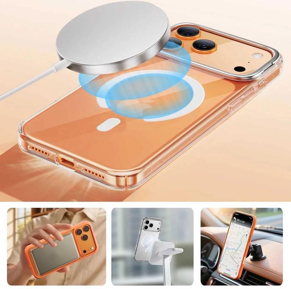 Tech-Protect MMP-200 Magnetic MagSafe žiedas telefonui baltos spalvos