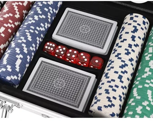 Malatec Pokerio žetonų rinkinys lagaminėlyje Texas, 300 žetonų. PREMIUM