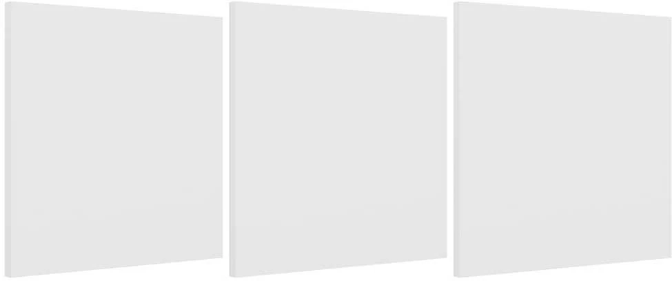 Top E Shop Topeshop MALAX lentynų blokas 3x3 A, baltas, su 3 durelėmis, skyreliais, 110x110 cm, užlenkiamos
