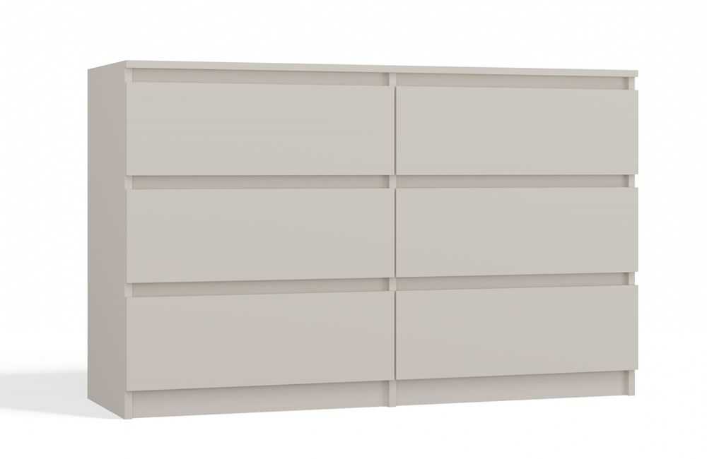 Parduotuvė „Top E Shop“ MALWA komoda su stalčiais M6/120 CASMERE COLOUR