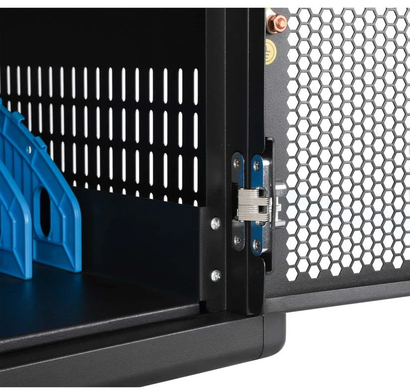 Manhattan Nešiojamas kompiuteris Charging Cabinet Desktop (or trolley) via USB-C 65W 16" 12-bay, Suitable for USB-C laptops (to 16"), iPads, MacBooks, Chromebooks, other USB-C devices, Bays 395x32.5x290mm, USB-C charging cables included,Cart, UK & EU
