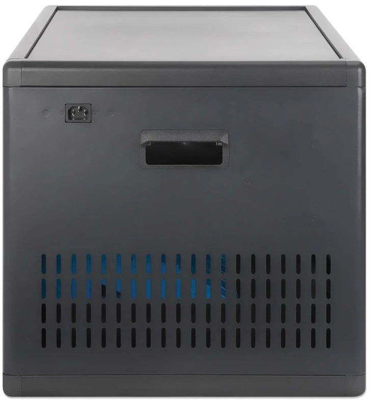 Manhattan Nešiojamas kompiuteris Charging Cabinet Desktop (or trolley) via USB-C 65W 16" 12-bay, Suitable for USB-C laptops (to 16"), iPads, MacBooks, Chromebooks, other USB-C devices, Bays 395x32.5x290mm, USB-C charging cables included,Cart, UK & EU