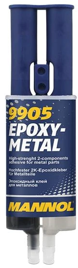 Auto epoksidiniai metalo klijai Mannol, 30 ml