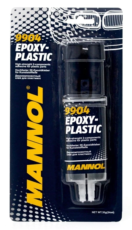 Automobilių epoksidiniai plastiko klijai Mannol, 30 ml