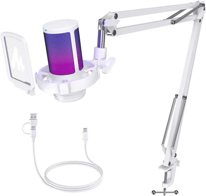Maono „Vision DGM20S“ mikrofonas (baltas)