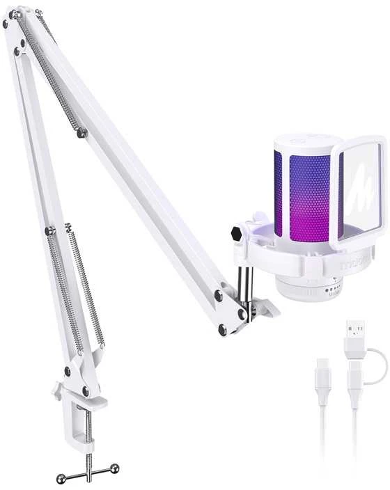 Maono „Vision DGM20S“ mikrofonas (baltas)