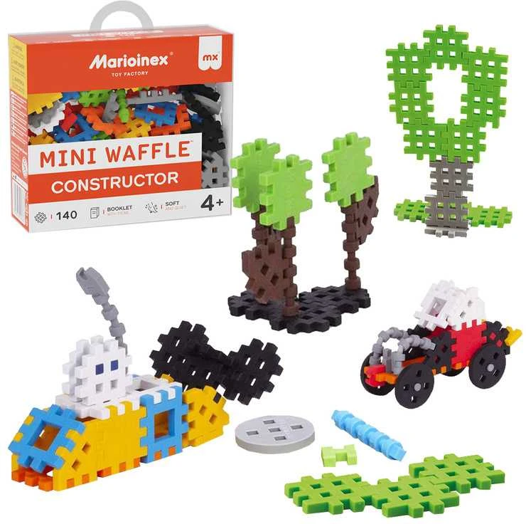 Marioinex Mini vaflinės statybinės plytos 140 vnt.