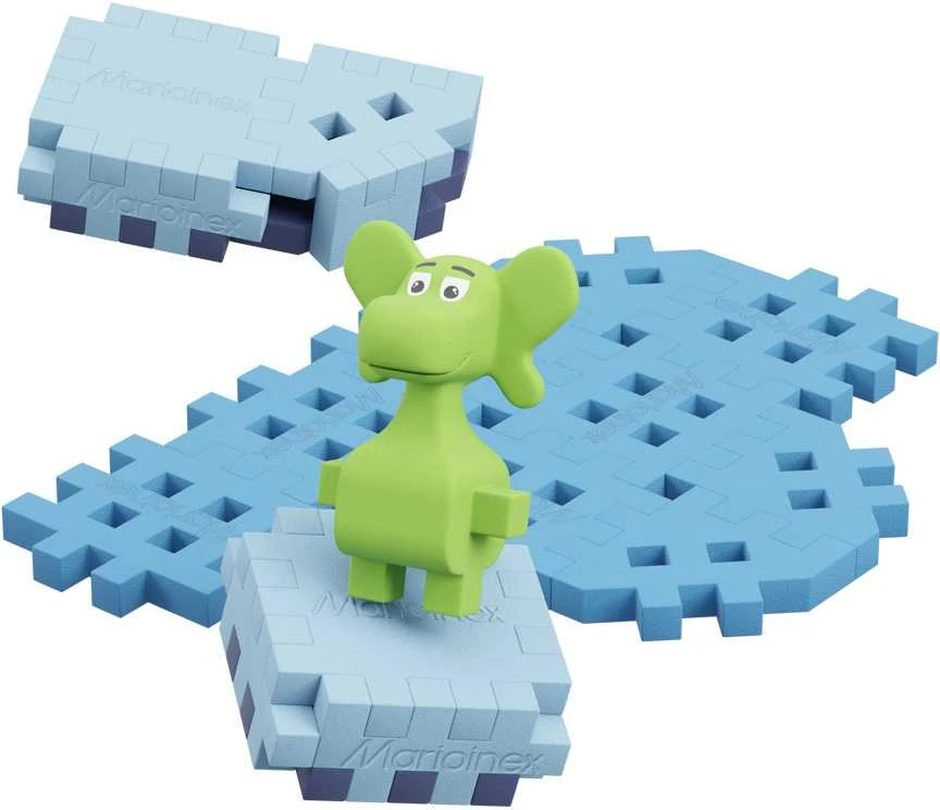Marioinex Diplodocus Dragon ir Arctic Mini Waffle 25 Vnt + ZA5 pav