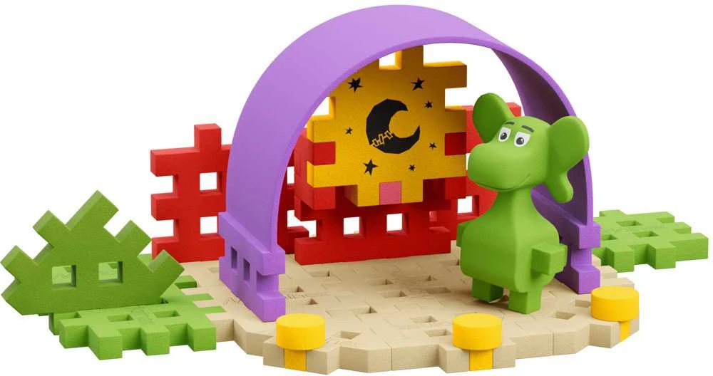 Marioinex Diplodocus Dragon and Scene 25vnt Mini Vaflis ZA5498