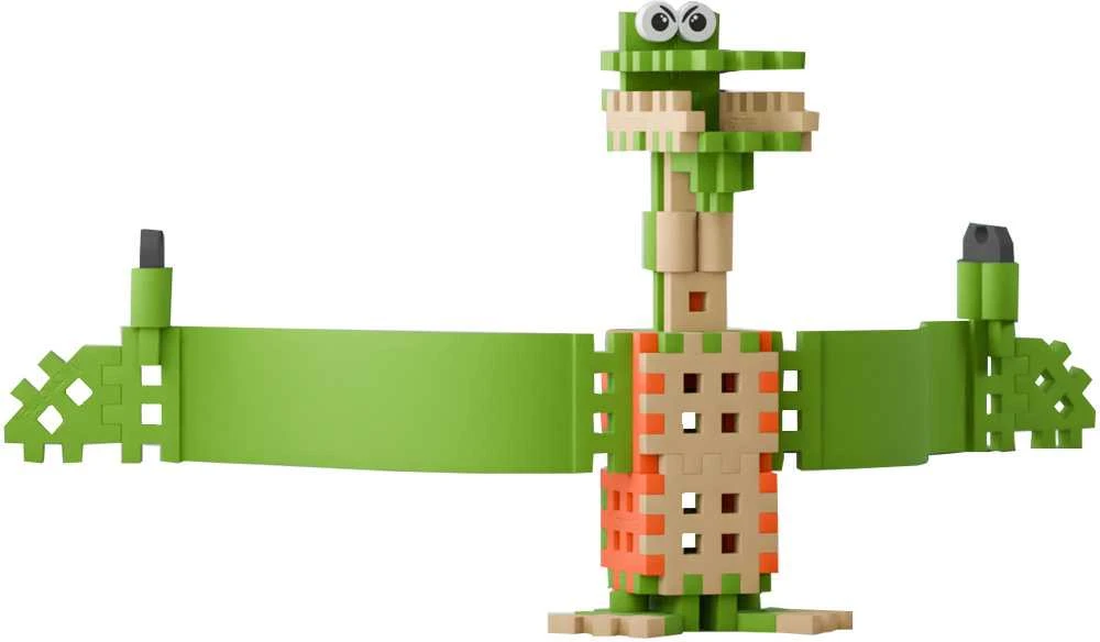 Marioinex Diplodocus ir Pterodactyl mini vaflių blokeliai 60 vnt + figūrėlė ZA5499