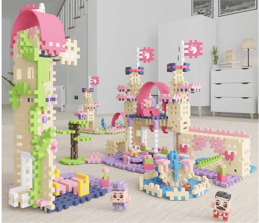 Marioinex Mini vaflių kaladėlės Tower of Fantasy 148 vnt 2 figūrėlės ZA5493