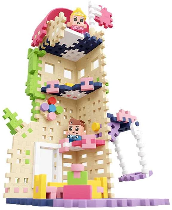 Marioinex Mini vaflių kaladėlės Tower of Fantasy 148 vnt 2 figūrėlės ZA5493