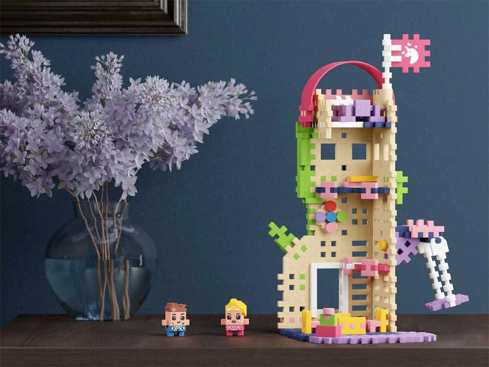 Marioinex Mini vaflių kaladėlės Tower of Fantasy 148 vnt 2 figūrėlės ZA5493