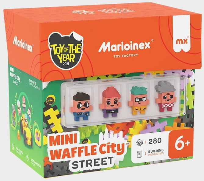 Marioinex Konstruktorius Wafers Mini Street 280 Elementai