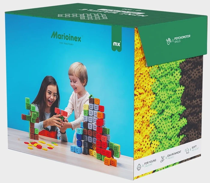 Marioinex mini vaflių kaladėlės, 502 dalys