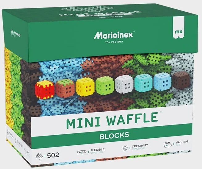 Marioinex mini vaflių kaladėlės, 502 dalys