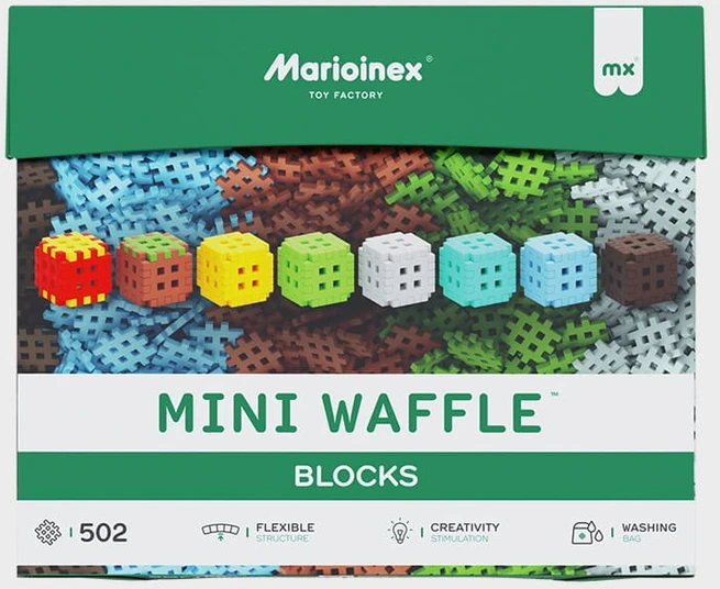 Marioinex mini vaflių kaladėlės, 502 dalys