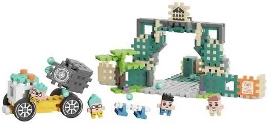 MARIOINEX Mini Waffle City banko apiplėšimo kaladėlės, 148 dalys