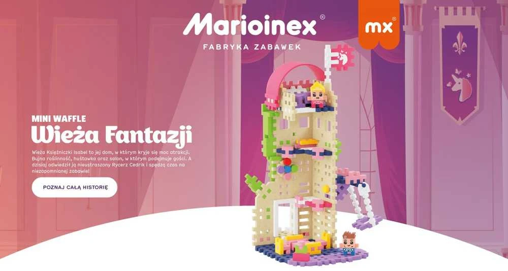 Marioinex Mini vaflių kaladėlės Tower of Fantasy 148 vnt 2 figūrėlės ZA5493