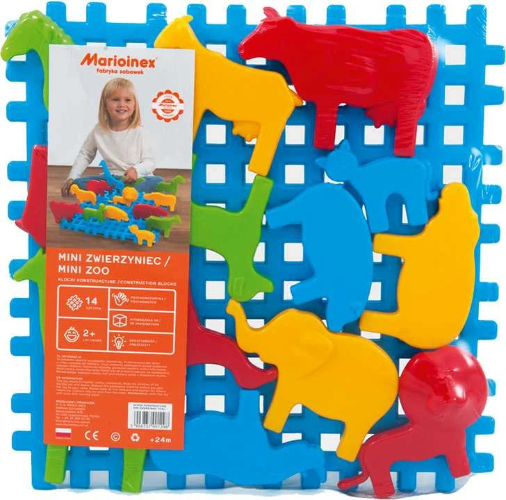 Marioinex Klocki Mini Zwierzyniec 14 El. ZA5038