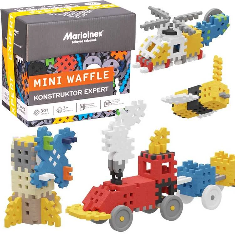 Marioinex Vafliai blokuoja „Mini Konstruktor“ ekspertą 301 PCS