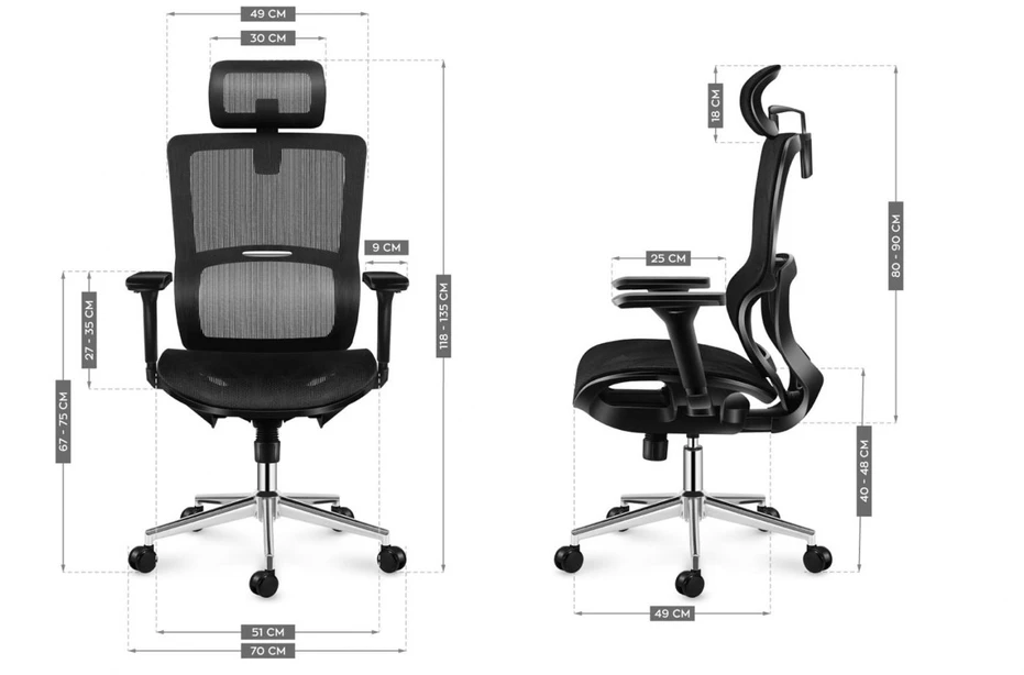 Biuro kėdė Mark Adler Expert 6.2, Juoda