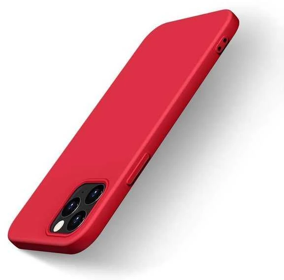 Hurtel silikoninis dėklas skirtas iPhone 12 Pro Max, raudonas