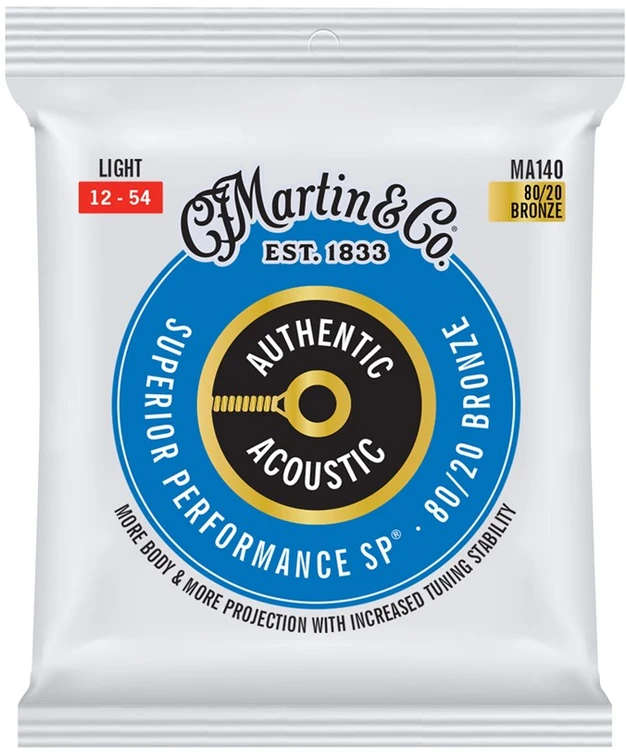 Martin Strings Martin MA140 Light (12-54) - akustinės gitaros stygos