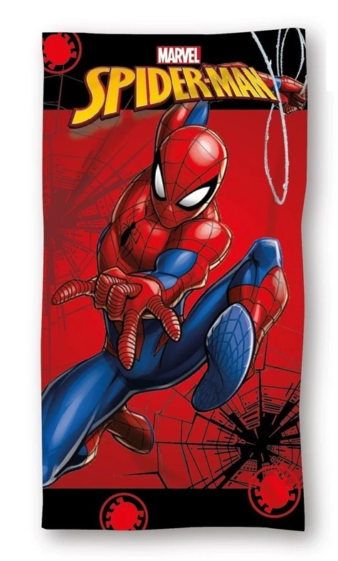 Rankšluostis marvel Children's towel Spiderman. red col.. 140 cm x 70 cm