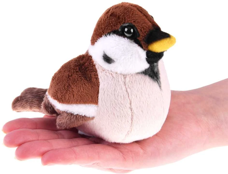 Beppe Talismanas „Sparrow Sparrow Bird Pliušinis žaislas“ 13cm