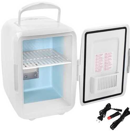 Ruhhy Automobilinis turistinis šaldytuvas/šildytuvas 2in1 12V 220-240 V, Baltas