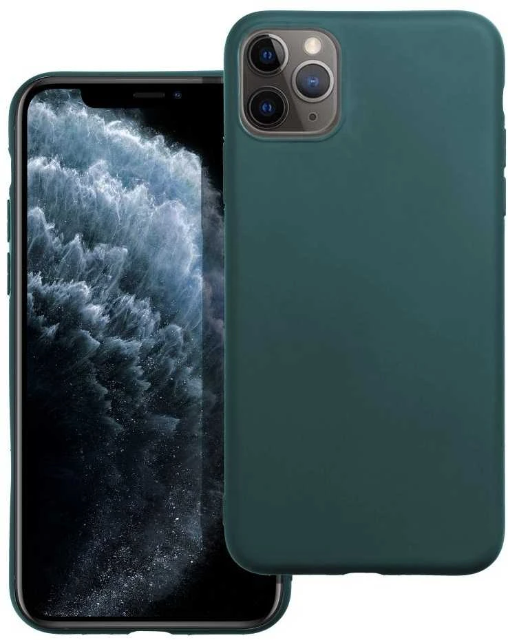 OEM dėklas, skirtas iPhone 11 PRO MAX, matinės tamsios žalios