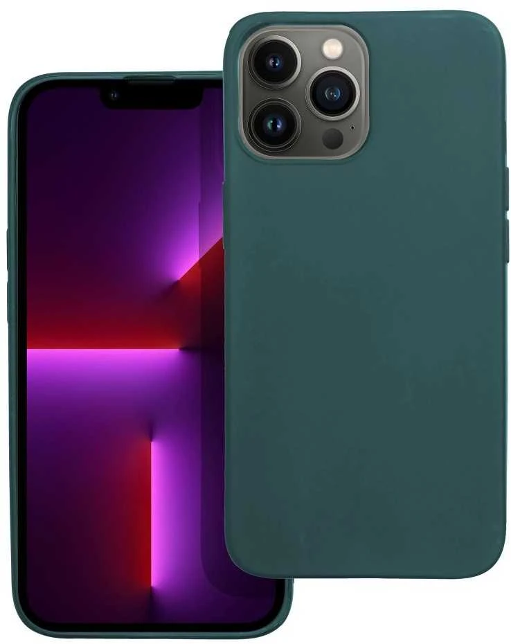 OEM dėklas, skirtas iPhone 13 PRO MAX, matinės tamsios žalios