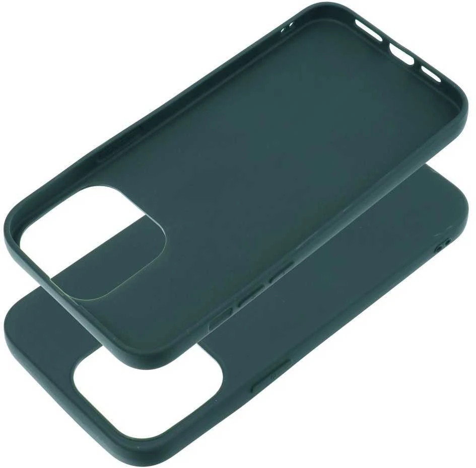 OEM dėklas, skirtas iPhone 15 PRO MAX, matinės tamsios žalios spalvos