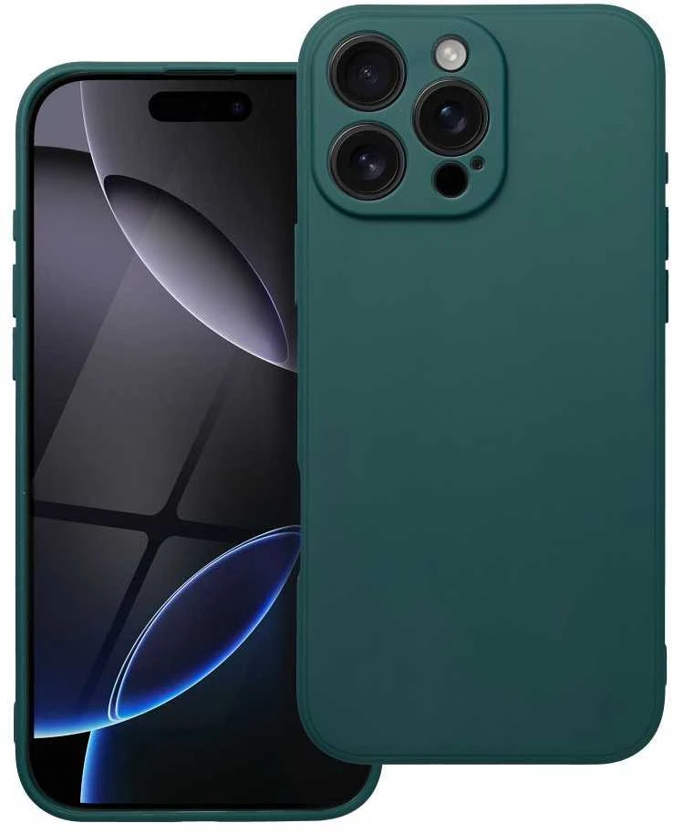 OEM dėklas, skirtas iPhone 16 PRO MAX, matinės tamsios žalios
