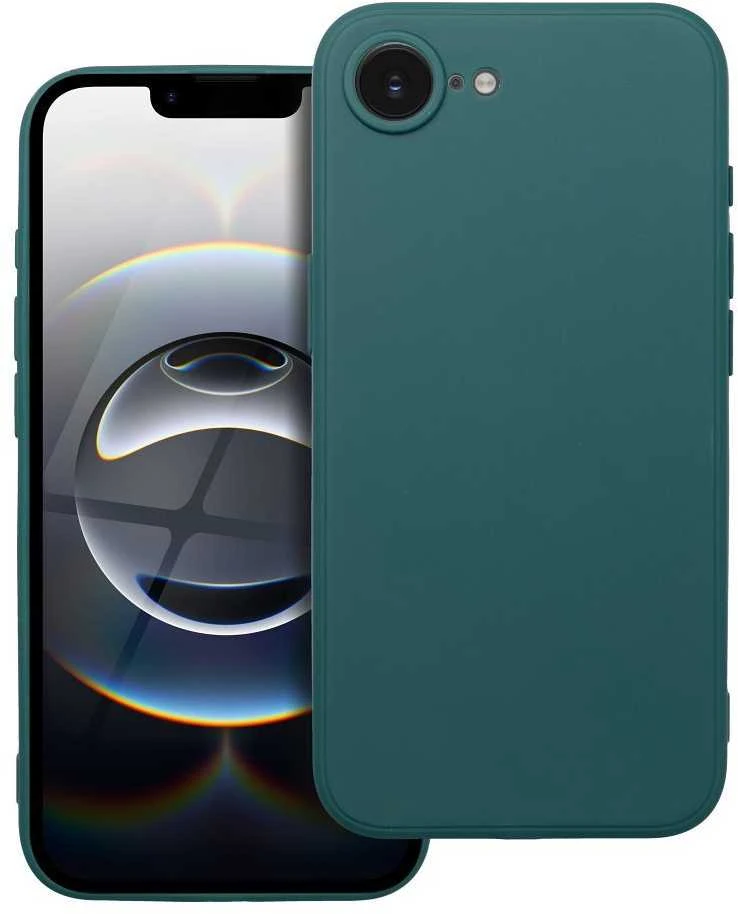 OEM dėklas, skirtas iPhone 16e (SE 4 2025) / 17e matinis tamsus žalias