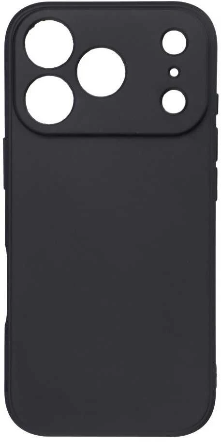 OEM dėklas, skirtas iPhone 17 Pro / 18 Pro (žemas kameros kraštas), matinis juodas