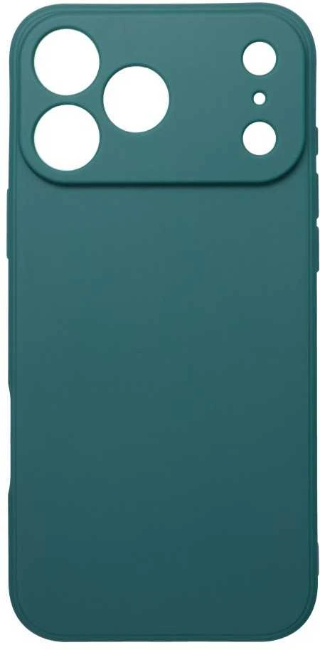 OEM dėklas, skirtas iPhone 17 Pro Max / 18 Pro Max (žemas kameros kraštas), matinis tamsus žalias