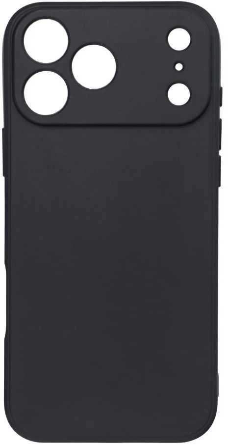 OEM dėklas, skirtas iPhone 17 Pro Max / 18 Pro Max (žemas kameros kraštas), matinis juodas