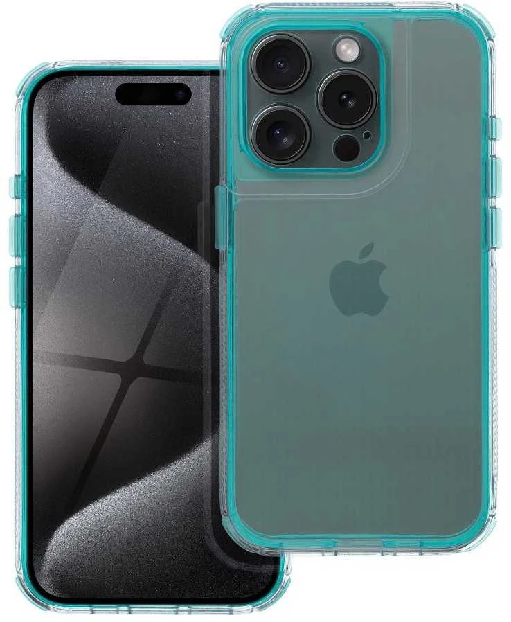 OEM dėklas, skirtas iPhone 17 AIR Matrix, skaidrus, mėtinis
