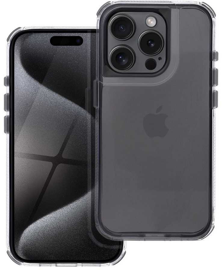 OEM dėklas, skirtas iPhone 17 PRO MAX, Matrix Clear, juodas