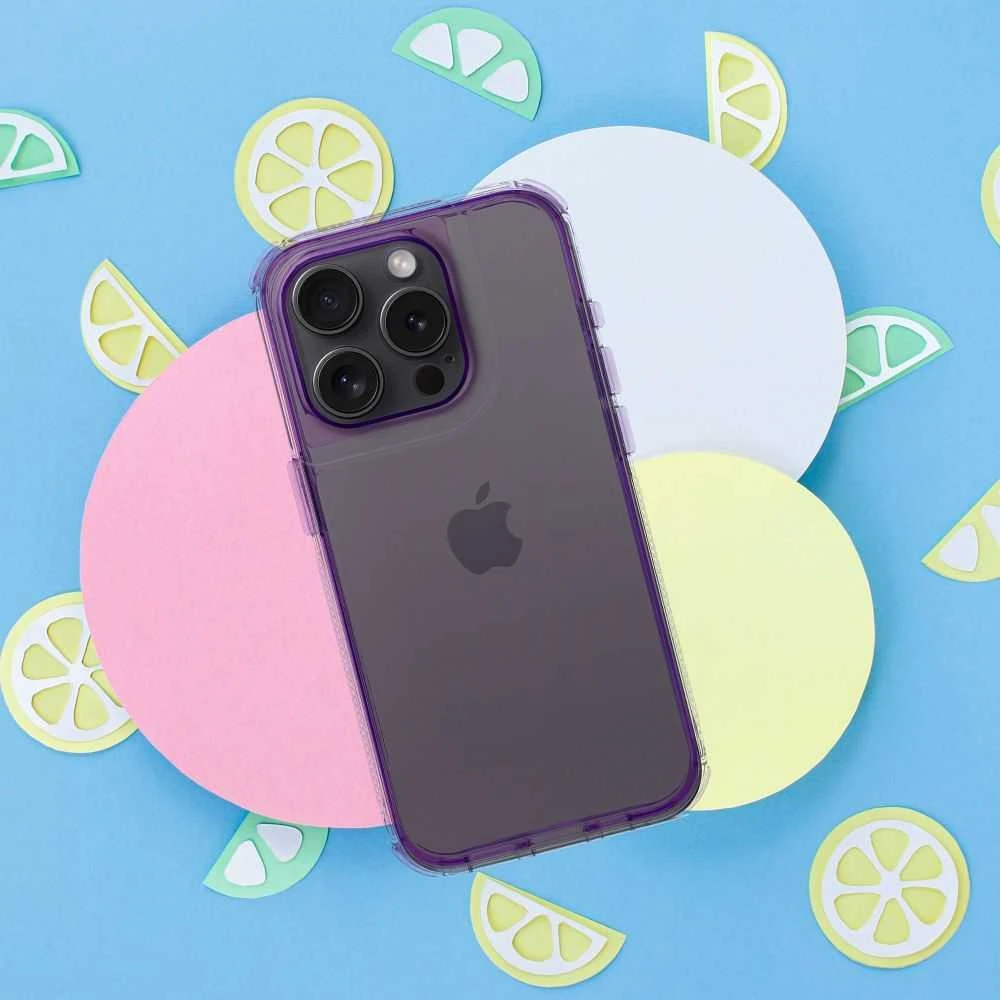 Oem MATRIX CLEAR Dėklas, skirtas IPHONE 16 šviesiai violetinis