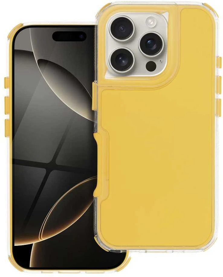 OEM dėklas, skirtas iPhone 16 PRO, Matrix, geltonas